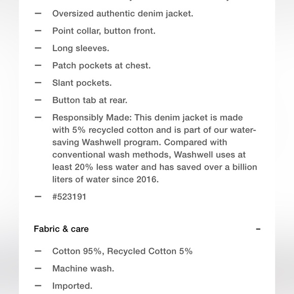 GAP OVERSIZED ICON DEMIN JACKET SZ PETITE LARGE IN MEDIUM BLUE INDIGO - Picture 8 of 9